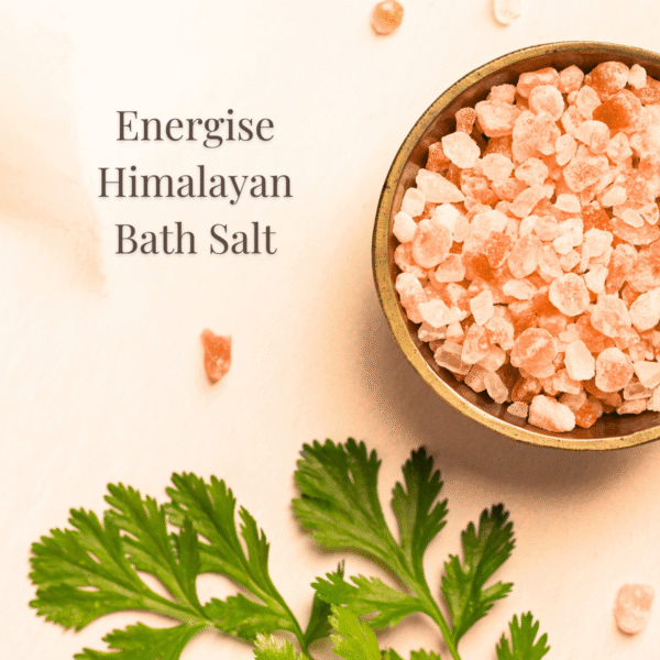 Energise Himalayan Bath Salts by Everlune with citrus and ginger essential oils